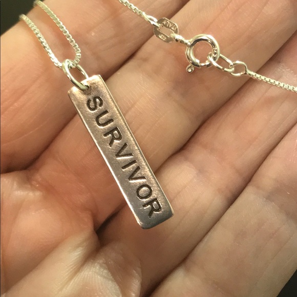 Survivor Sterling Silver Necklace - Picture 4 of 6
